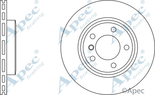 APEC BRAKING Тормозной диск DSK971